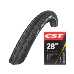 CST set Xpedium one (anti-puncture) and packaged inner tube 28x1 5/8x1 3/8, ETRTO 37-622
