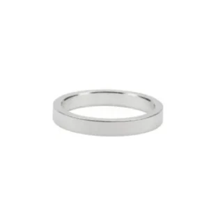 Headset A-head spacer 1 1/8", height 5mm. silver, aluminum