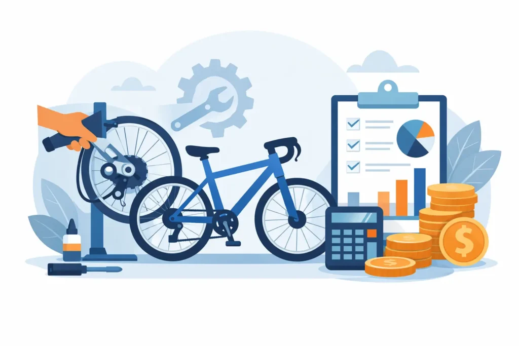 Cykel eftersyn pris - hvad betaler du for?