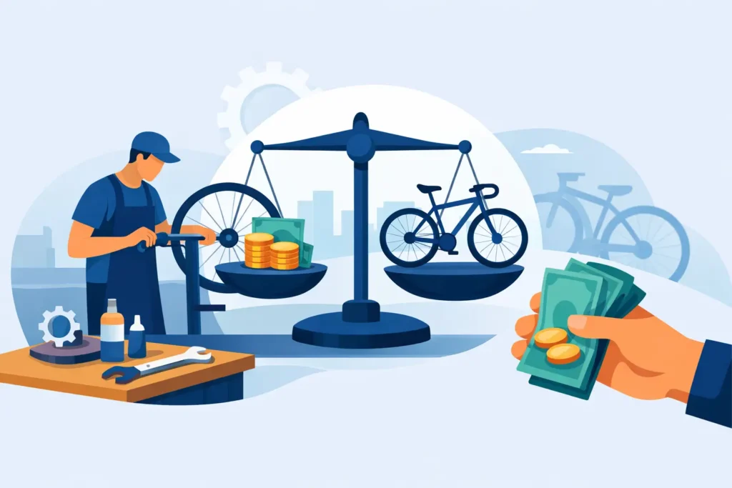 Ærlig pris på cykelreparation - hvad betaler du for?