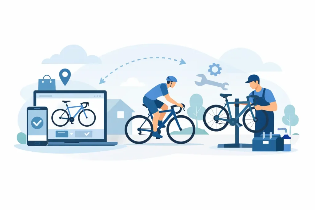 Service efter online cykelkøb uden bøvl