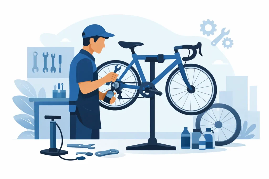 Guide til første cykelservice