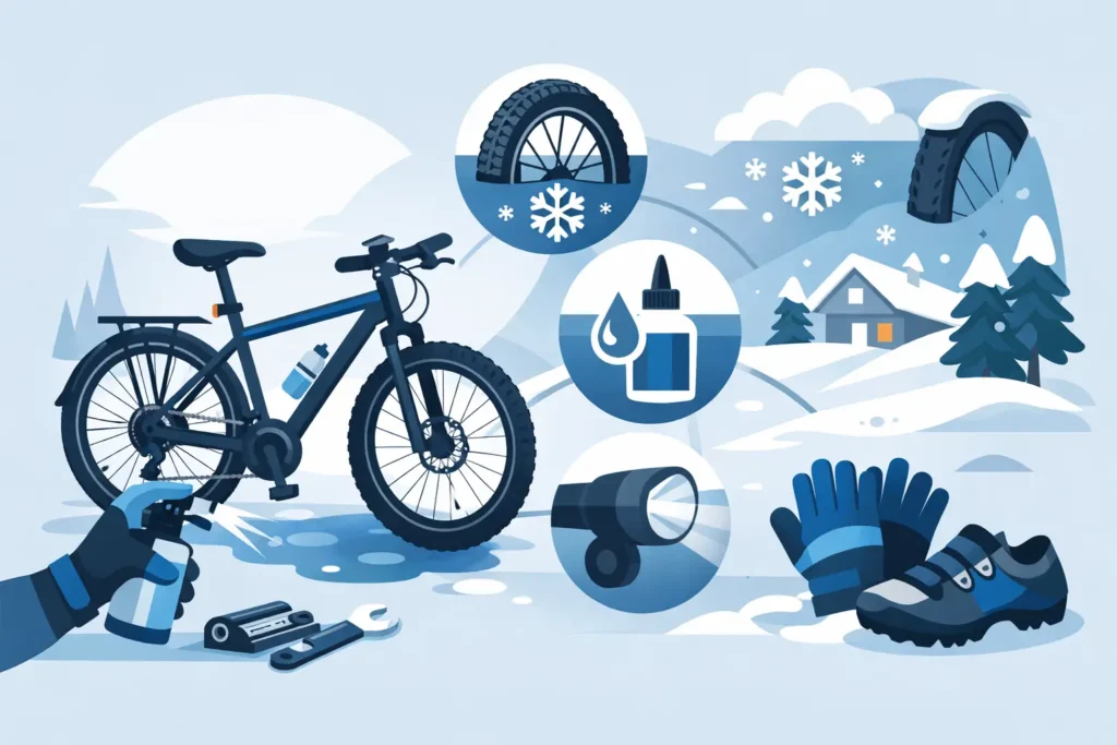 Klargøring af cykel til vinter i 8 trin